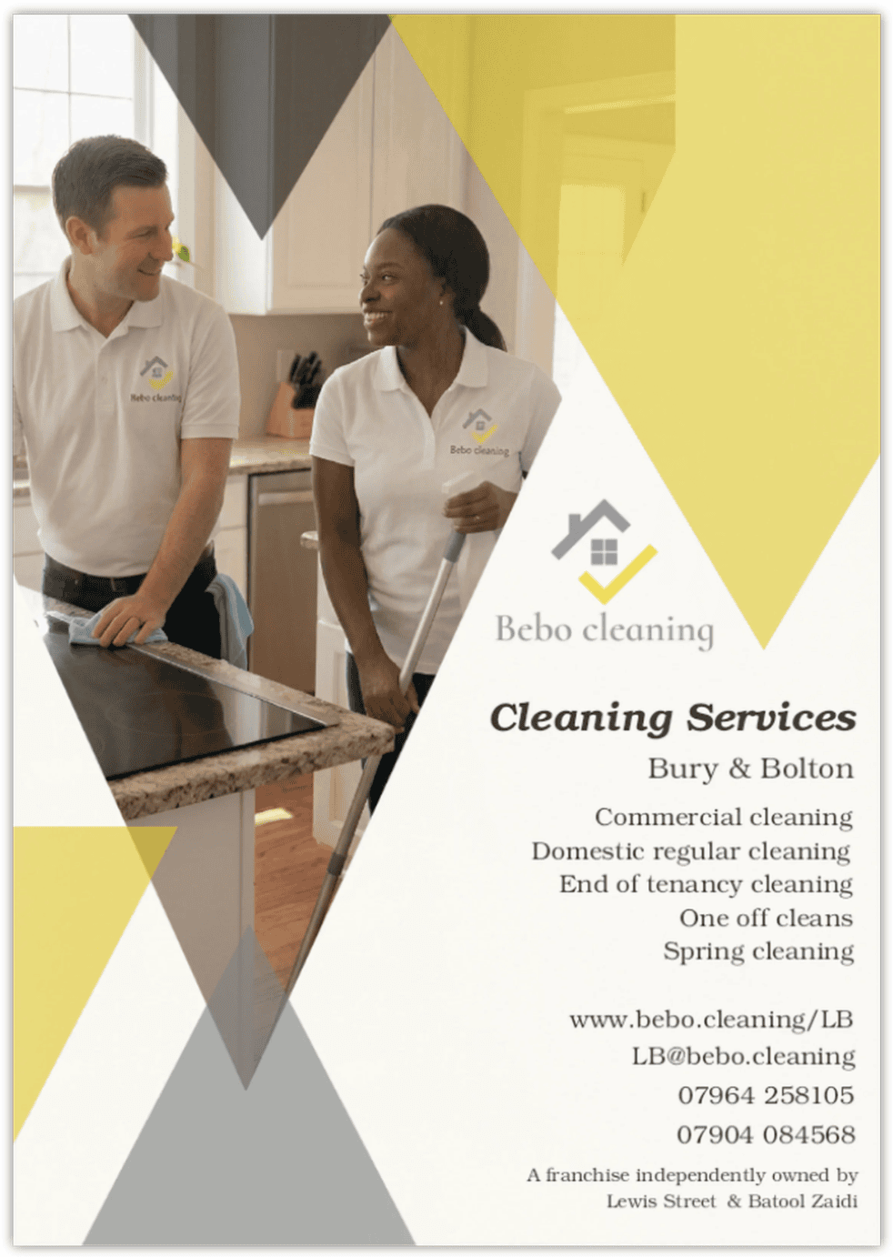 cleaners in Bury